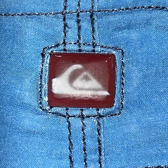 Men's Quicksilver Rip Current Blue and Orange Swim Shorts Size 31 - Picture 7 of 8